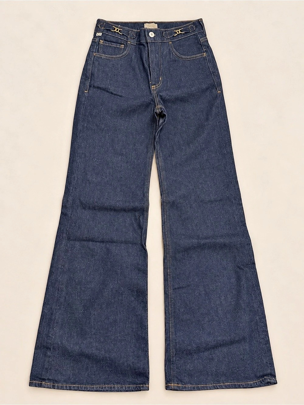 7 For All Mankind Austyn Wide Leg Jeans in Blue Waist 26 Like New